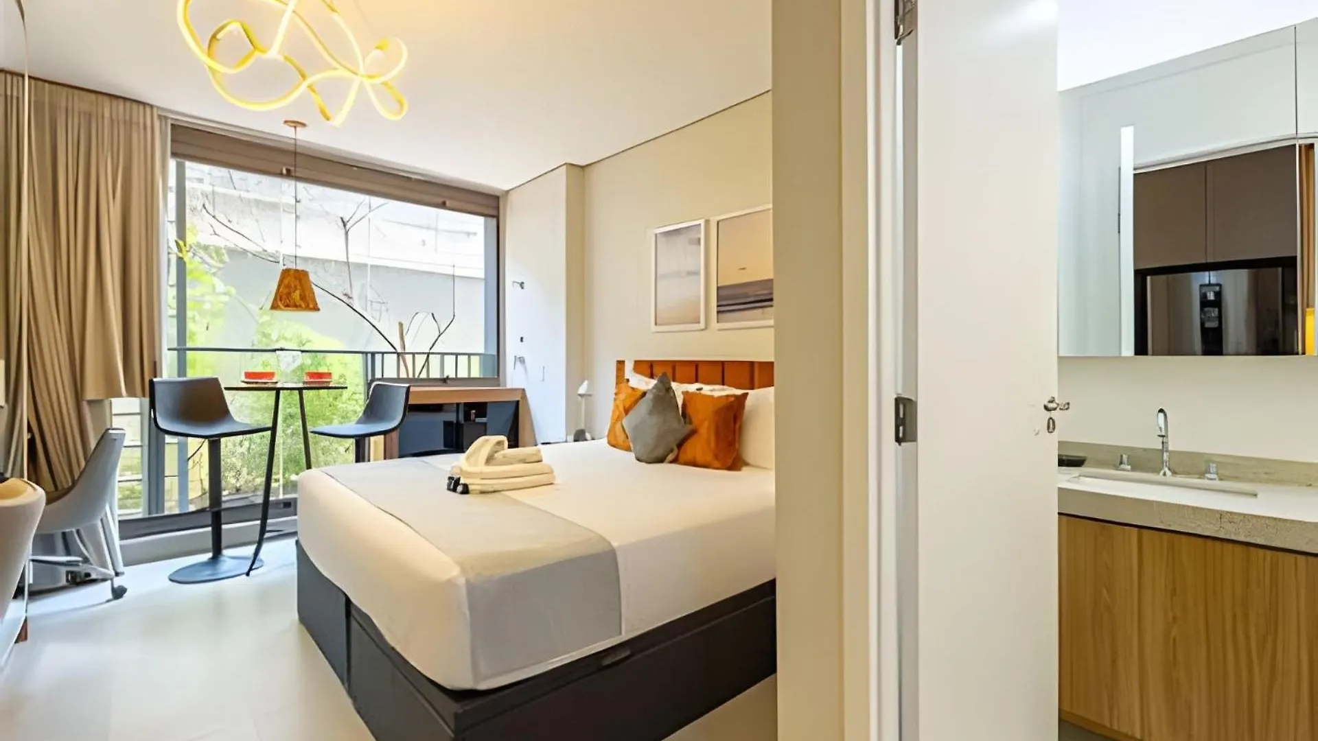 Apartment Easy Star - Charmoso Studio No Novo Brooklin - Nz01I Sao Paulo Brazil